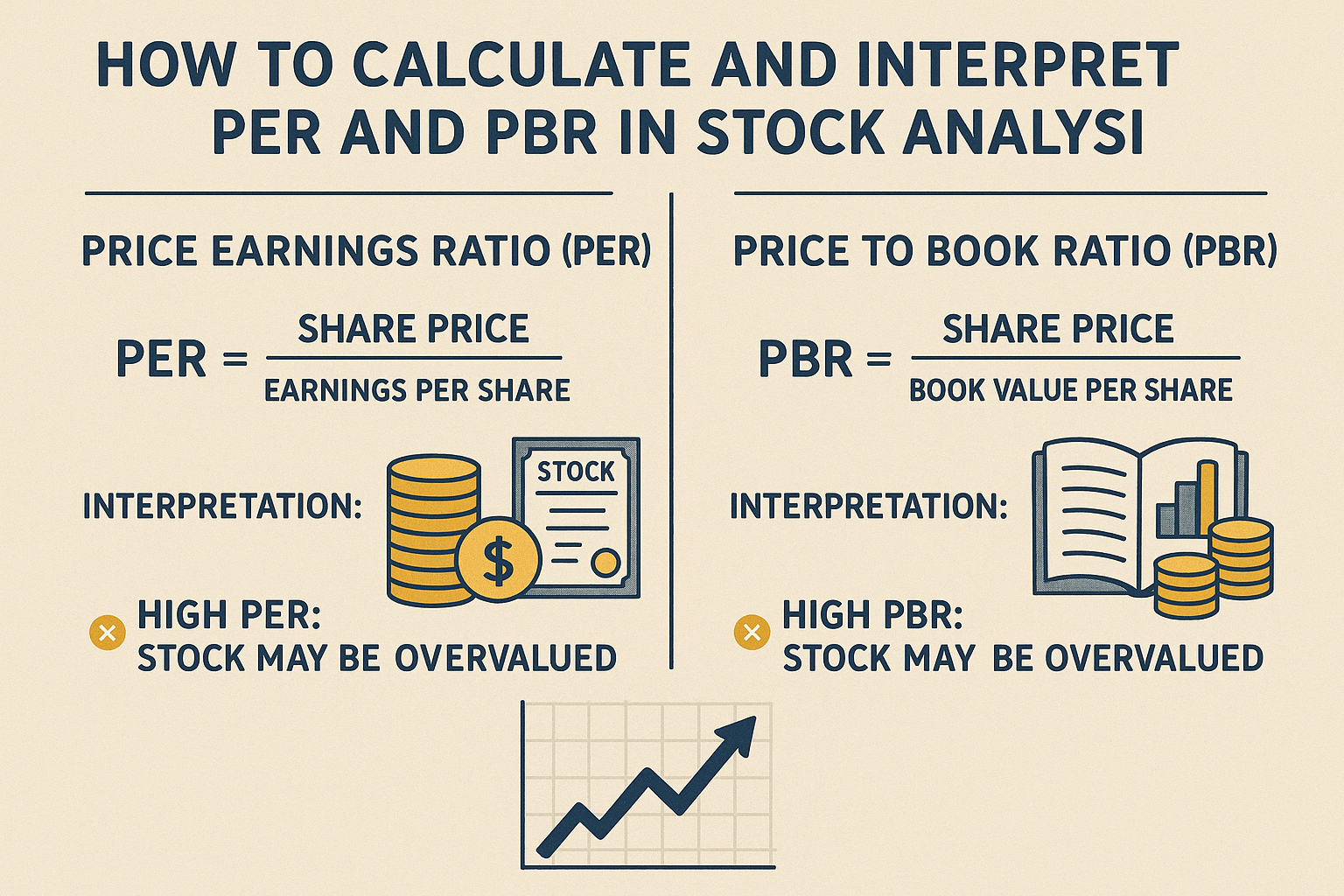 PER and PBR calculation and interpretation