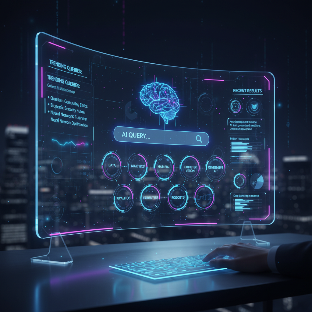 Perplexity AI Search Engine Interface