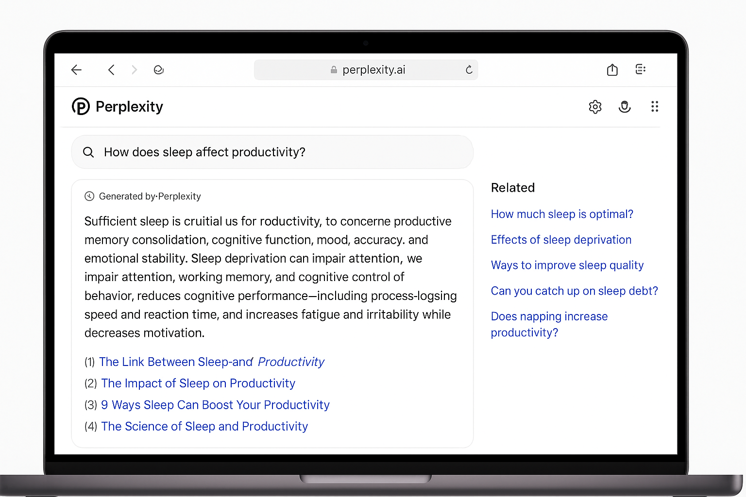 Research Productivity with Perplexity AI