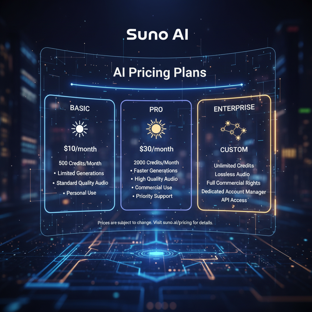Suno AI pricing