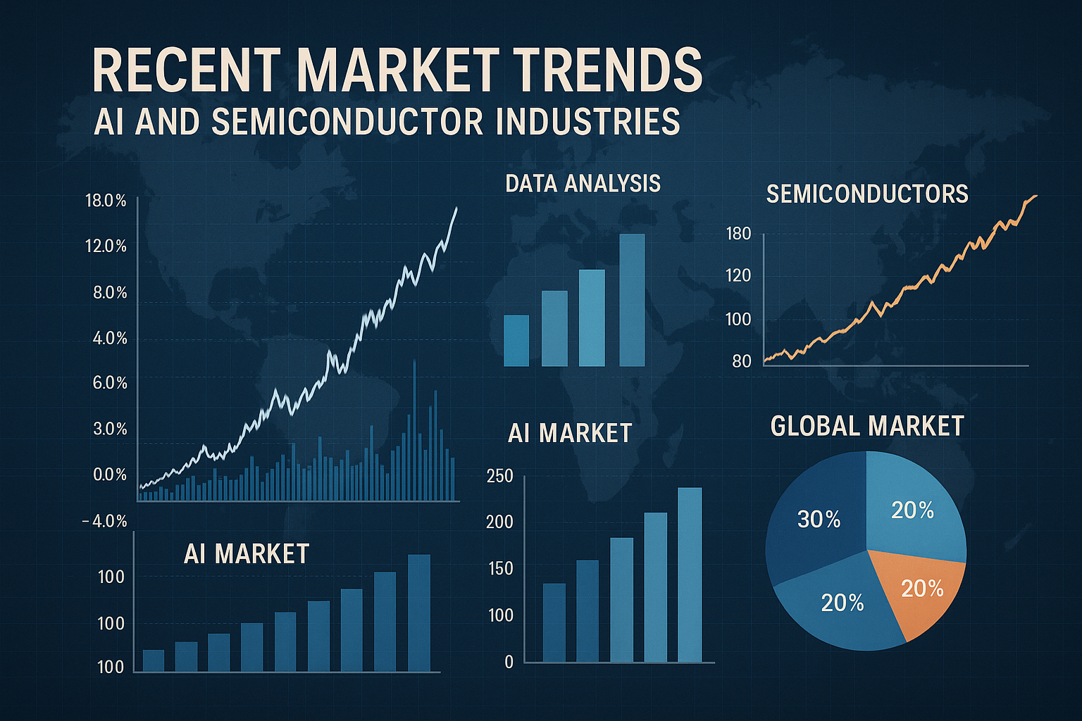 Recent market trends in AI and semiconductor industries