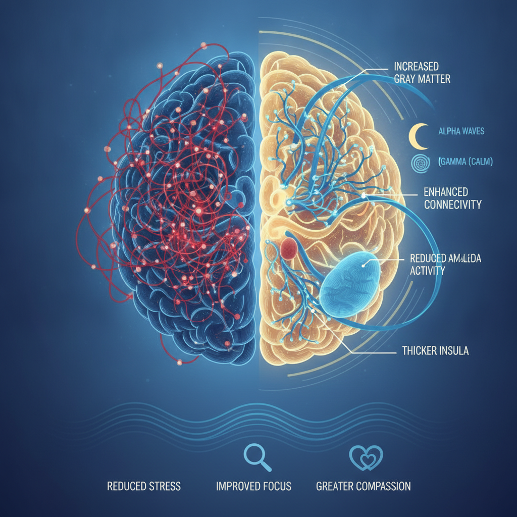 brain changes due to meditation