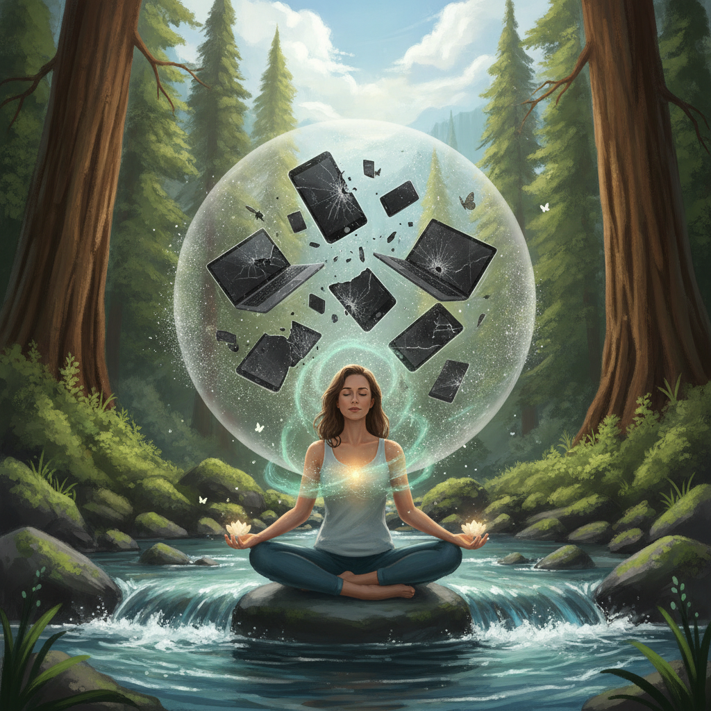 Digital Detox Meditation with Nature