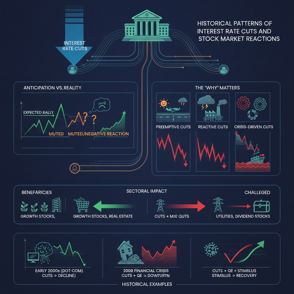 Historical Rate Cuts and Stock Market Reactions