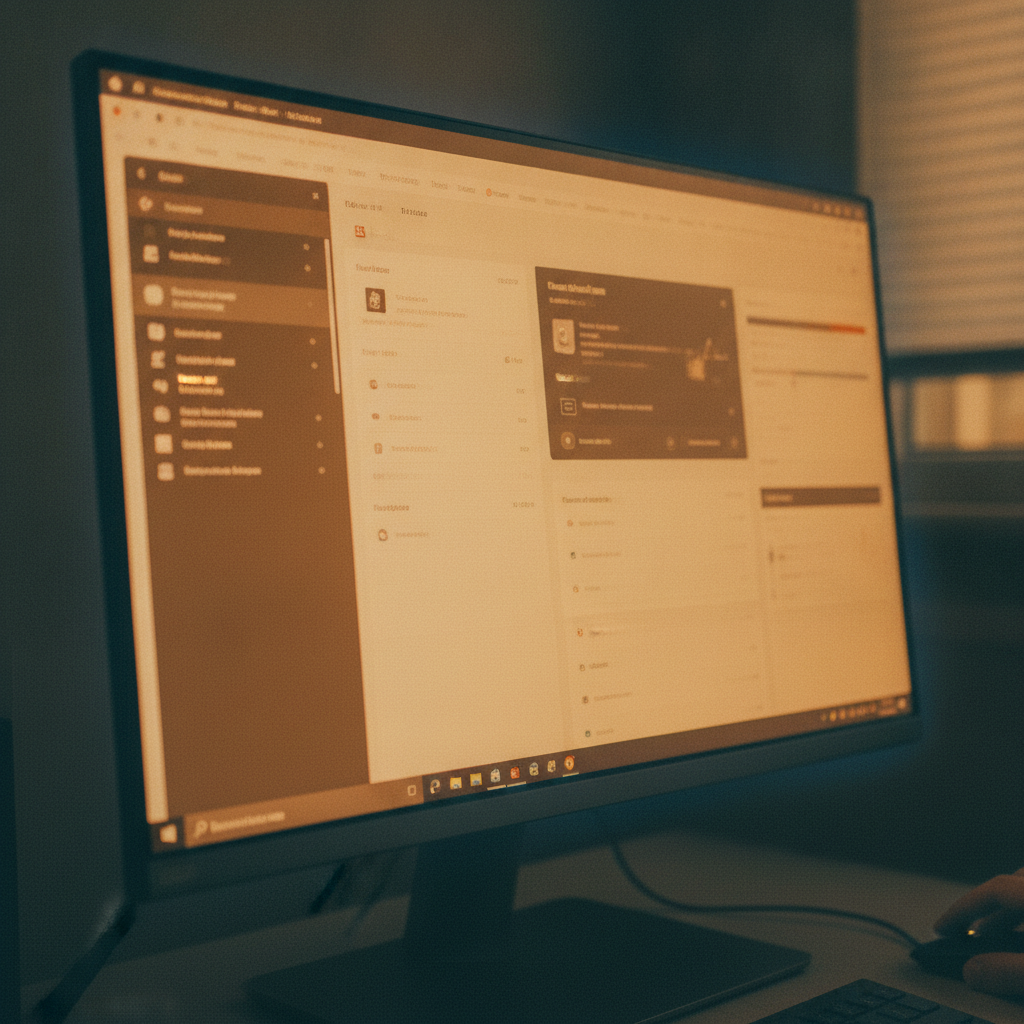 A screen with a blue light blocking filter