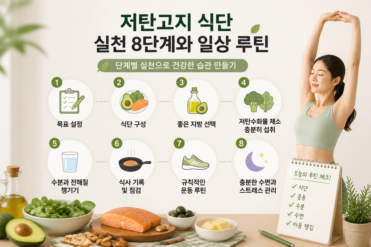 8-Step LCHF Diet Routine and Daily Practice